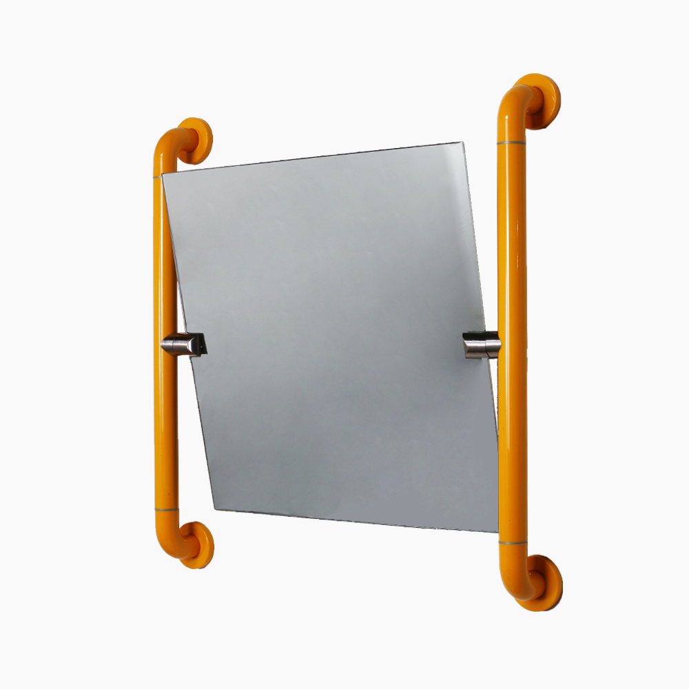 Bathroom Adjustable Mirror With Grab Bar