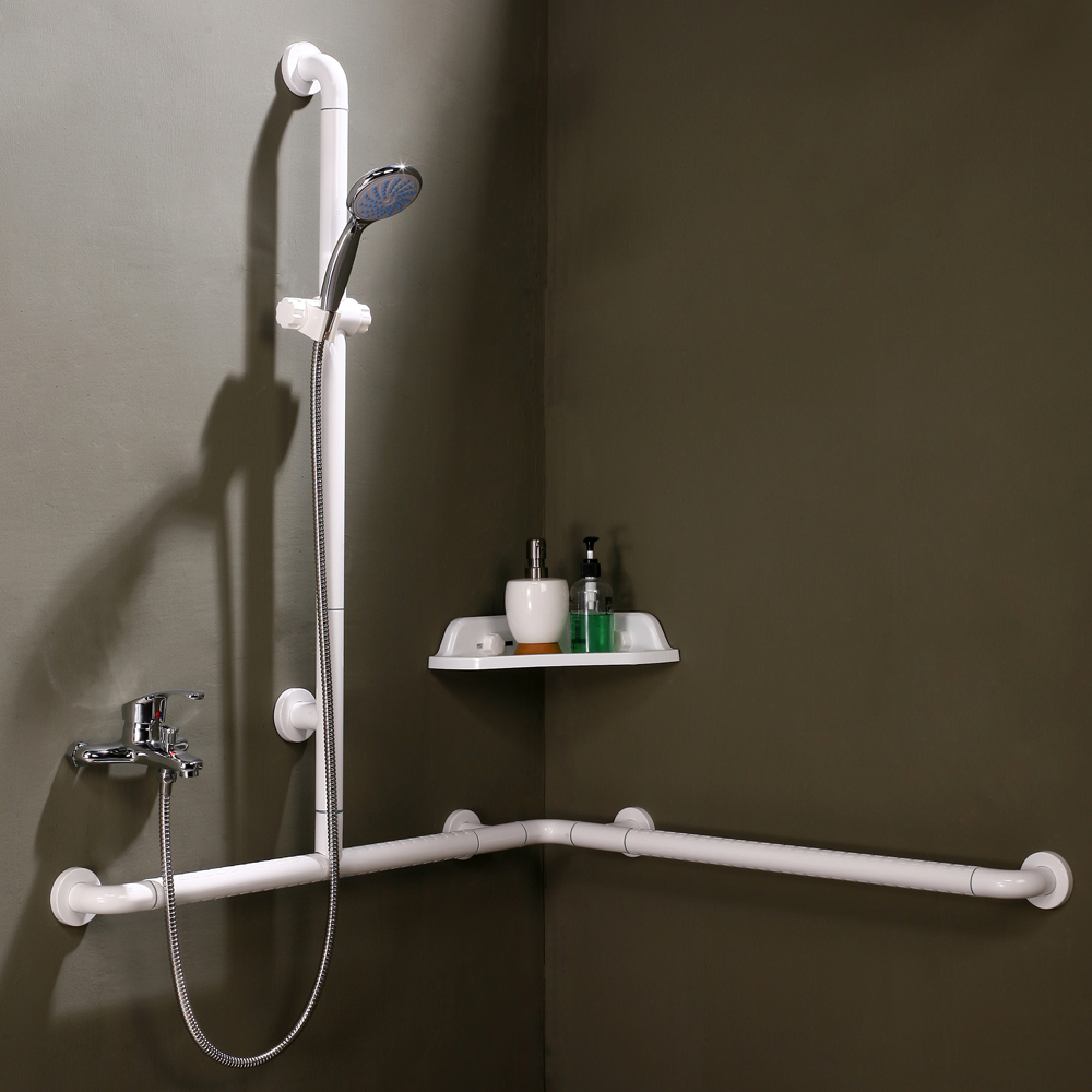 T-Shaped Corner Shower Rail