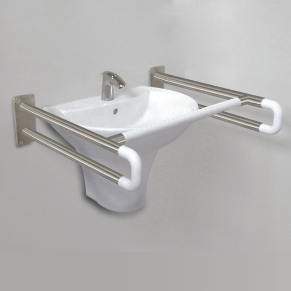 Stainless Steel and Nylon Combined  U-shaped Stationary Washbasint Rail